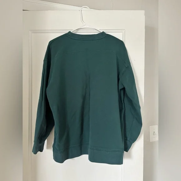 Women’s Lululemon Perfectly Oversized Crew Submarine Color Sweatshirt - Size 8 - Picture 9 of 13